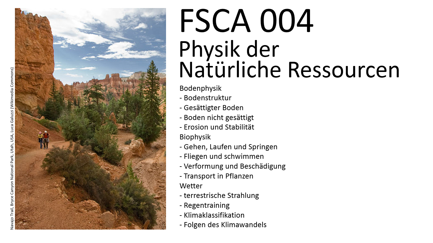 UACh-FSCA004 - Natürliche Ressourcen Physik