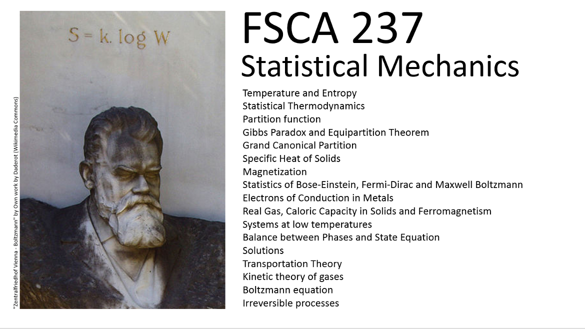 UACh-FSCA237 - Statistical Mechanics